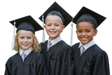 Cheerful Graduates Celebrating Academic Achievement Together