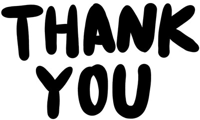 thankyou typography calligraphy