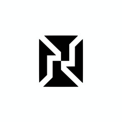 Abstract Interlocking Shapes / Modern Logo Element