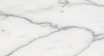 White Marble Texture Photograph with Gray Veins