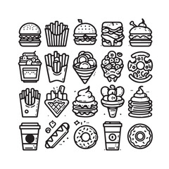 Black and White Photo of Food and Ingredients – Monochrome Culinary Variety