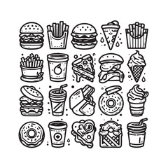 Black and White Photo of Food and Ingredients – Monochrome Culinary Variety