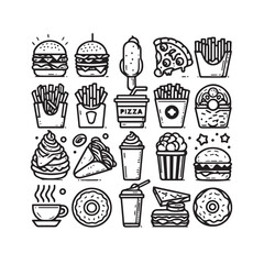 Black and White Photo of Food and Ingredients – Monochrome Culinary Variety