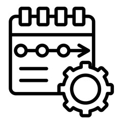 Timeline  Icon Element For Design	