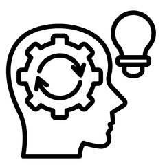 Initiative  Icon Element For Design	