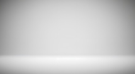 Empty Gray Gradient Studio Background Photograph
