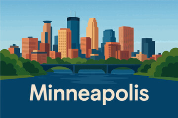 Bright Day in Minneapolis

