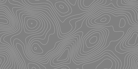 "Abstract topographic contour pattern in grayscale, featuring flowing, layered lines resembling elevation maps or terrain waves. Ideal for backgrounds, mapping themes, or geospatial design concepts"