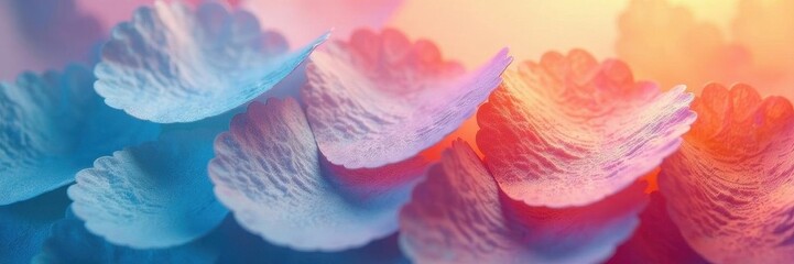 Fragile wafer layers, intricate pattern, light and airy , dessert background, studio shot, design