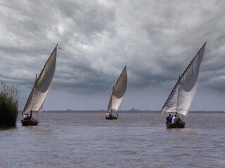 Latin sailing competition held on June 7, 2025 in the Albufera Natural Park of Valencia (Spain)