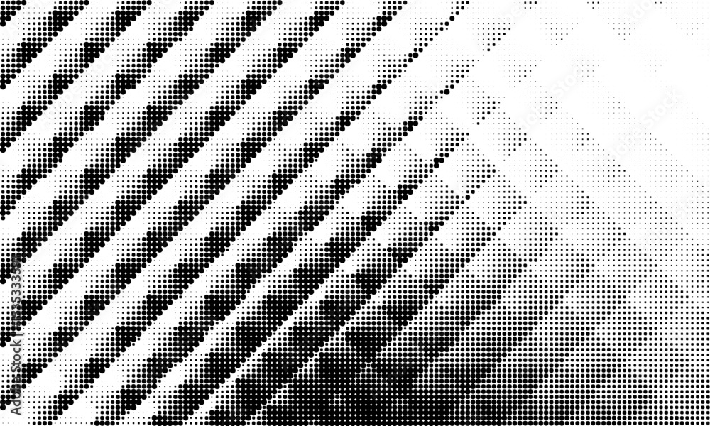 Poster This abstract black and white pattern features wavy lines and gradients, creating a dynamic aesthetic. It blends contemporary style with