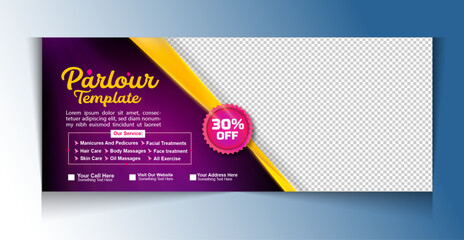 Beauty Parlor Social Media Banner