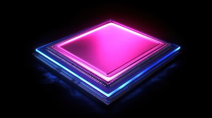 Neon square chip