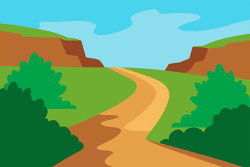 road in the mountains