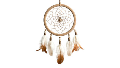 Obraz premium Dreamcatcher decorative object on transparent background