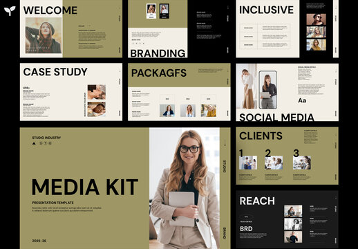 Green Interactive Pitch Deck Presentation