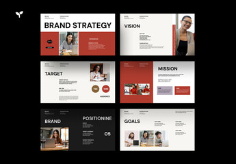 Minimal Brand Strategy Presentation Layout