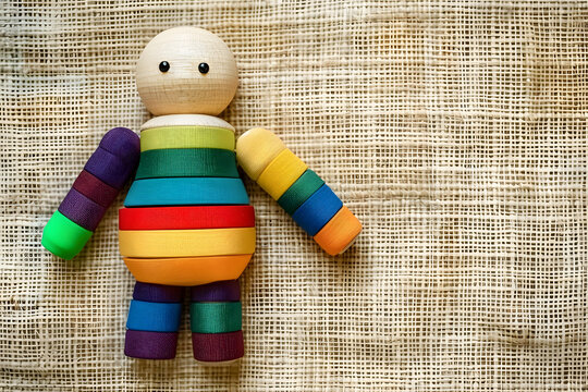 Colorful fabric friend