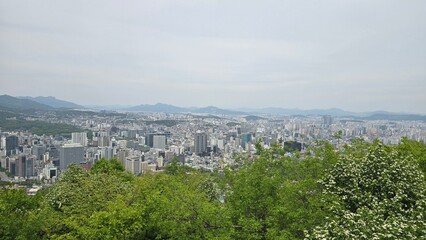 skyline from Seoul Tower