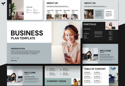 Business Plan Presentation Layout