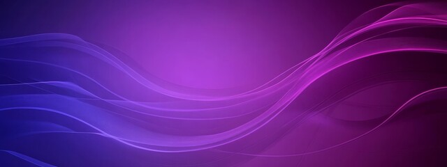Abstract smooth blue to purple gradient background with soft light flow｜modern minimal cover and website design