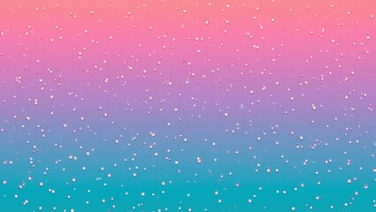 Obraz premium Pink Purple Teal Gradient Background with White Glitter
