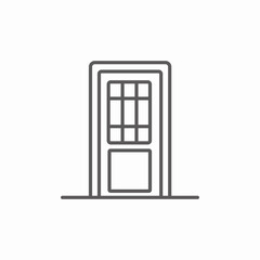 pet door icon sign vector