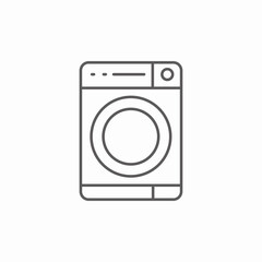 washing machine icon sign vector