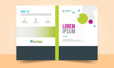 Fototapeta premium Creative Book Cover Templets