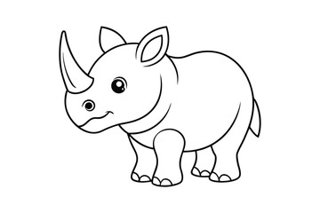 Animals outline line art, Animals coloring page  bundle 