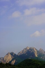 북한산 칼바위능선 타임랩스 