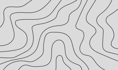 Abstract topographic contour line background. Abstract line wave vector design.