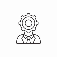 management consulting icon sign vector