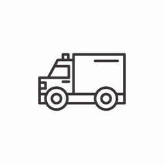 vehicle truck icon sign vector