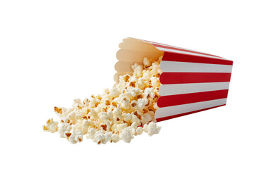 A stylish popcorn maker with a retro design and clear viewing window, positioned prominently on a transparent background to showcase its fun and functional features