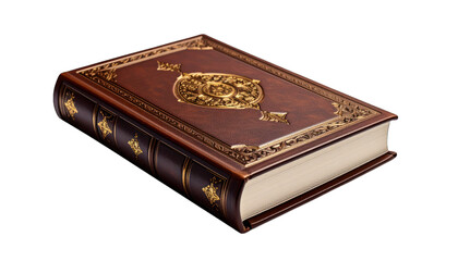 Ornate leather bound book
