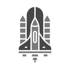 Obraz premium Space Shuttle Icon