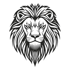 Obraz premium Tribal lion head tattoo design
