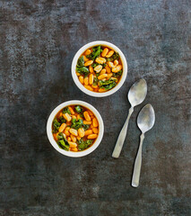 white bean & kale soup