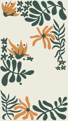 Fototapeta premium estampa flores