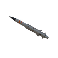 Maritime-Strike-Missile.L03 3D isolated on white, likely refers to the Naval Strike Missile (NSM), a long-range, precision strike missile developed by Kongsberg