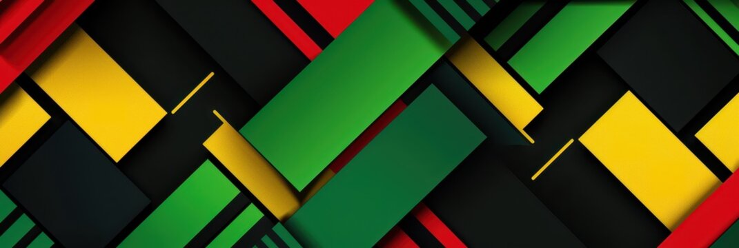 Vibrant abstract design celebrating juneteenth freedom day