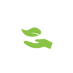 green human character ecology logo