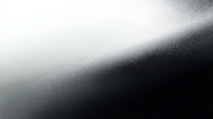 霞がかった白から黒へのドットグラデーション背景・落ち着きと静けさのある抽象構成（教育・デジタル・サイエンス・アート）