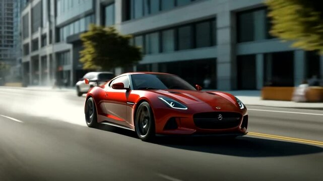 luxury car moving wallpaper