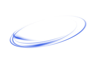 Obraz premium An Abstract Blue Light Swirl design set against a Transparent Background, showcasing visual elegance and beauty