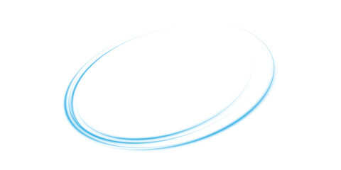 An Abstract Blue Light Swirl design set against a Transparent Background, showcasing visual elegance and beauty