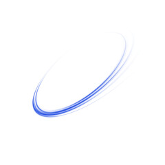 An Abstract Blue Light Swirl design set against a Transparent Background, showcasing visual elegance and beauty