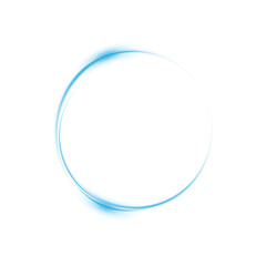 Astractive Blue Swirls on a Transparent Background Perfect for Creative and Artistic Design Projects