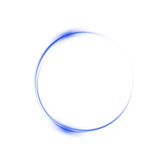 Astractive Blue Swirls on a Transparent Background Perfect for Creative and Artistic Design Projects
